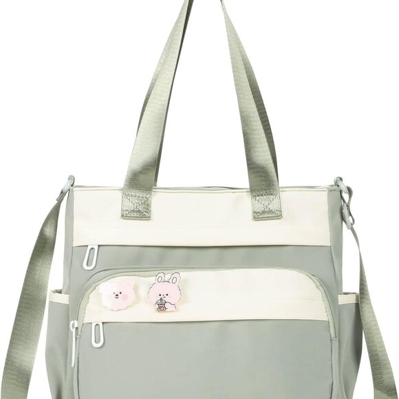 Green Kawaii Crossbody Bag for Girls - Adorable, Lightweight, and Functional! - Picture 1 of 7